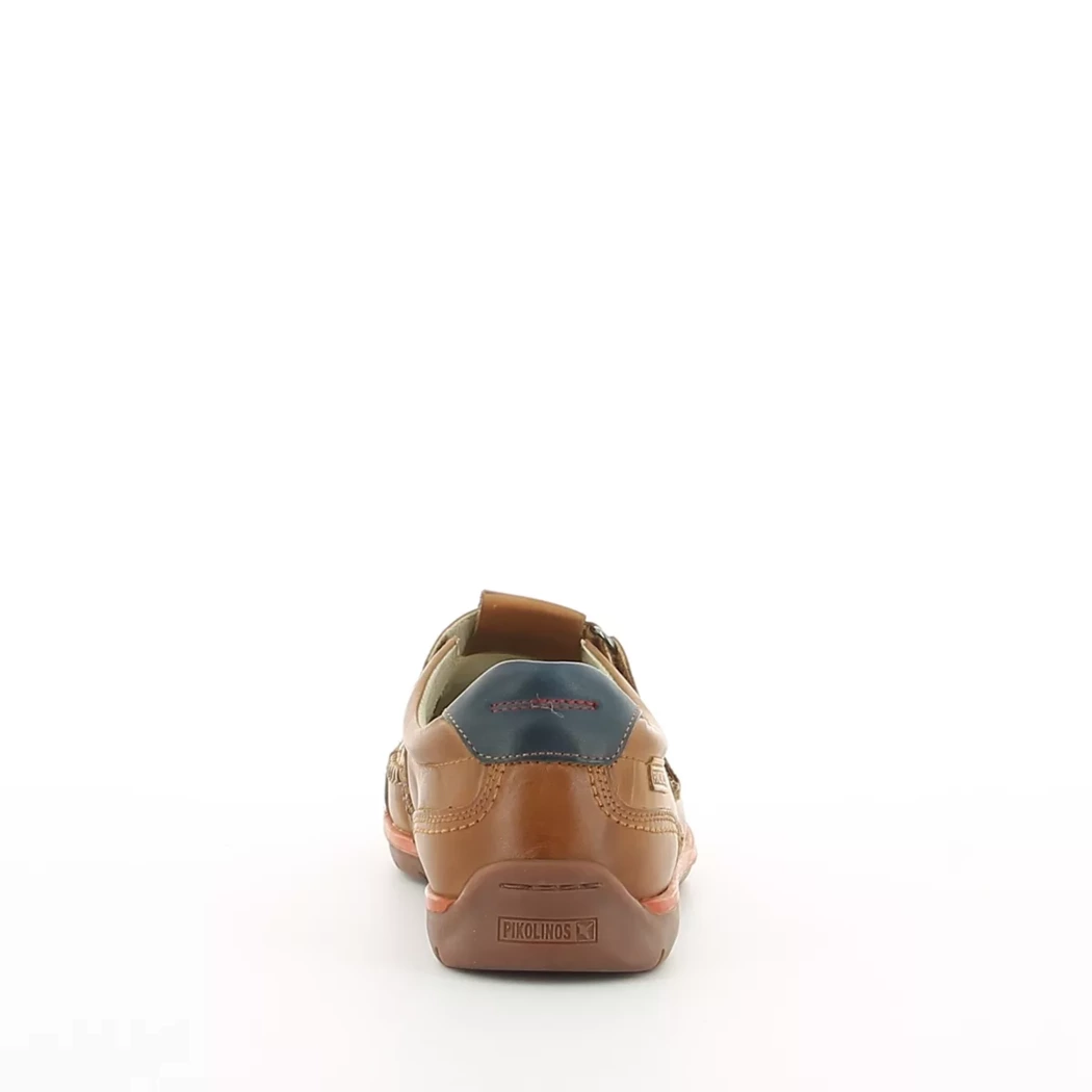 Image (3) de la chaussures Pikolinos - Sandales et Nu-Pieds Cuir naturel / Cognac en Cuir
