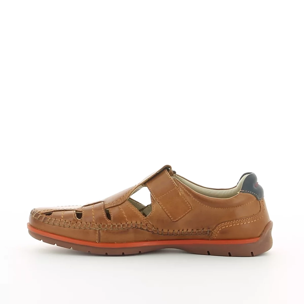 Image (4) de la chaussures Pikolinos - Sandales et Nu-Pieds Cuir naturel / Cognac en Cuir