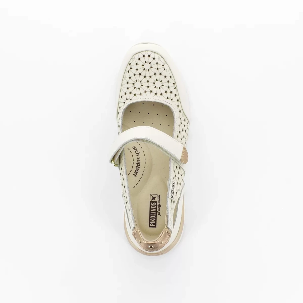 Image (6) de la chaussures Pikolinos - Ballerines Blanc en Cuir