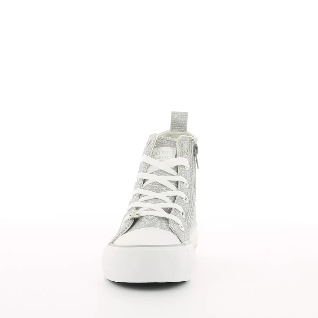 Image (5) de la chaussures Lulu Castagnette - Baskets Argent en Textile