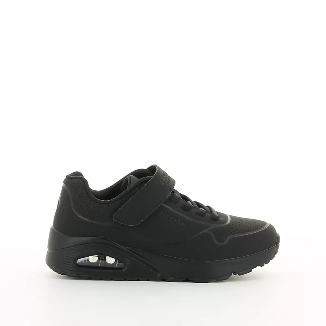 Image (2) de la chaussures Skechers - Baskets Noir en Cuir synthétique