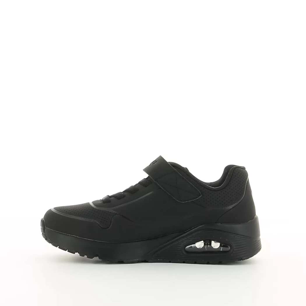 Image (4) de la chaussures Skechers - Baskets Noir en Cuir synthétique