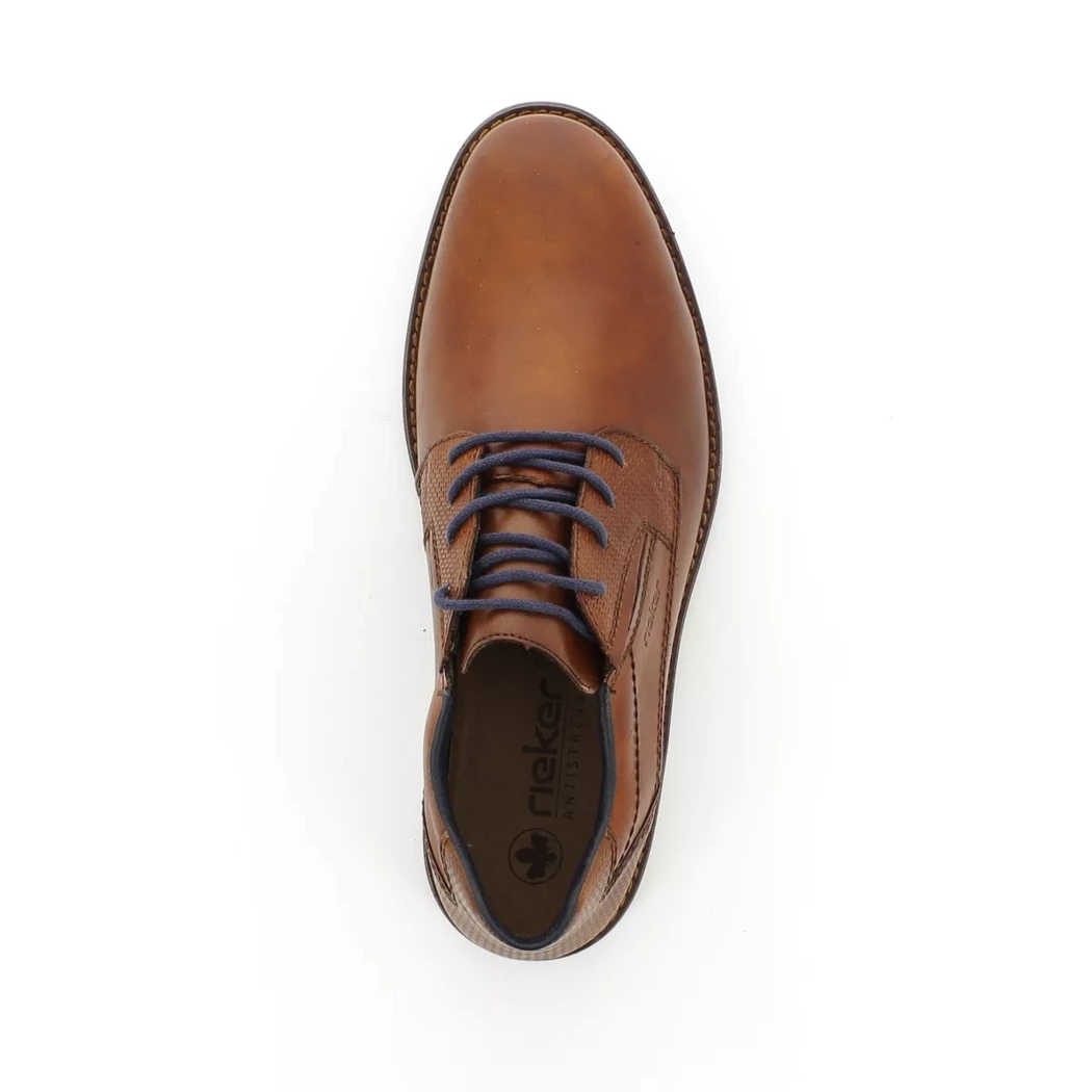 Image (6) de la chaussures Rieker - Chaussures à lacets Cuir naturel / Cognac en Cuir