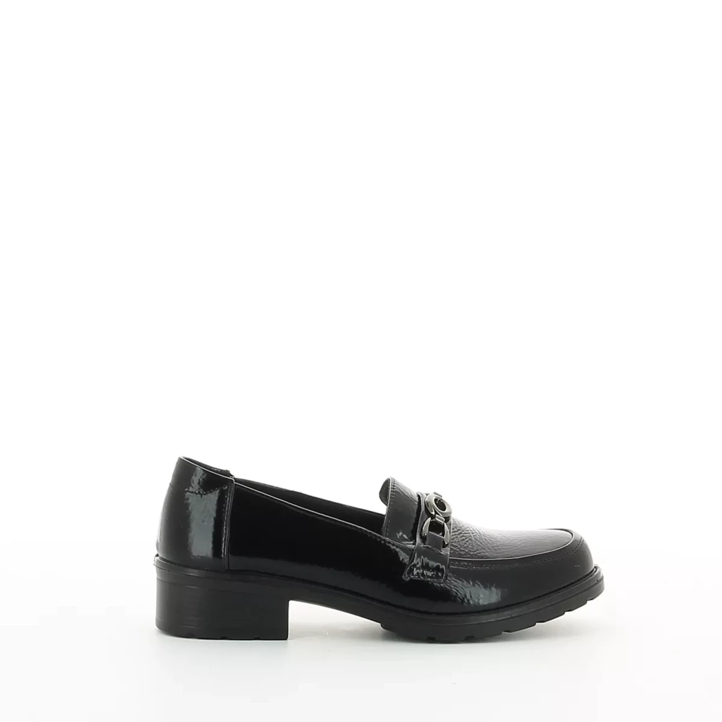 Image (2) de la chaussures Desir de Fuite - Mocassins Noir en Cuir vernis
