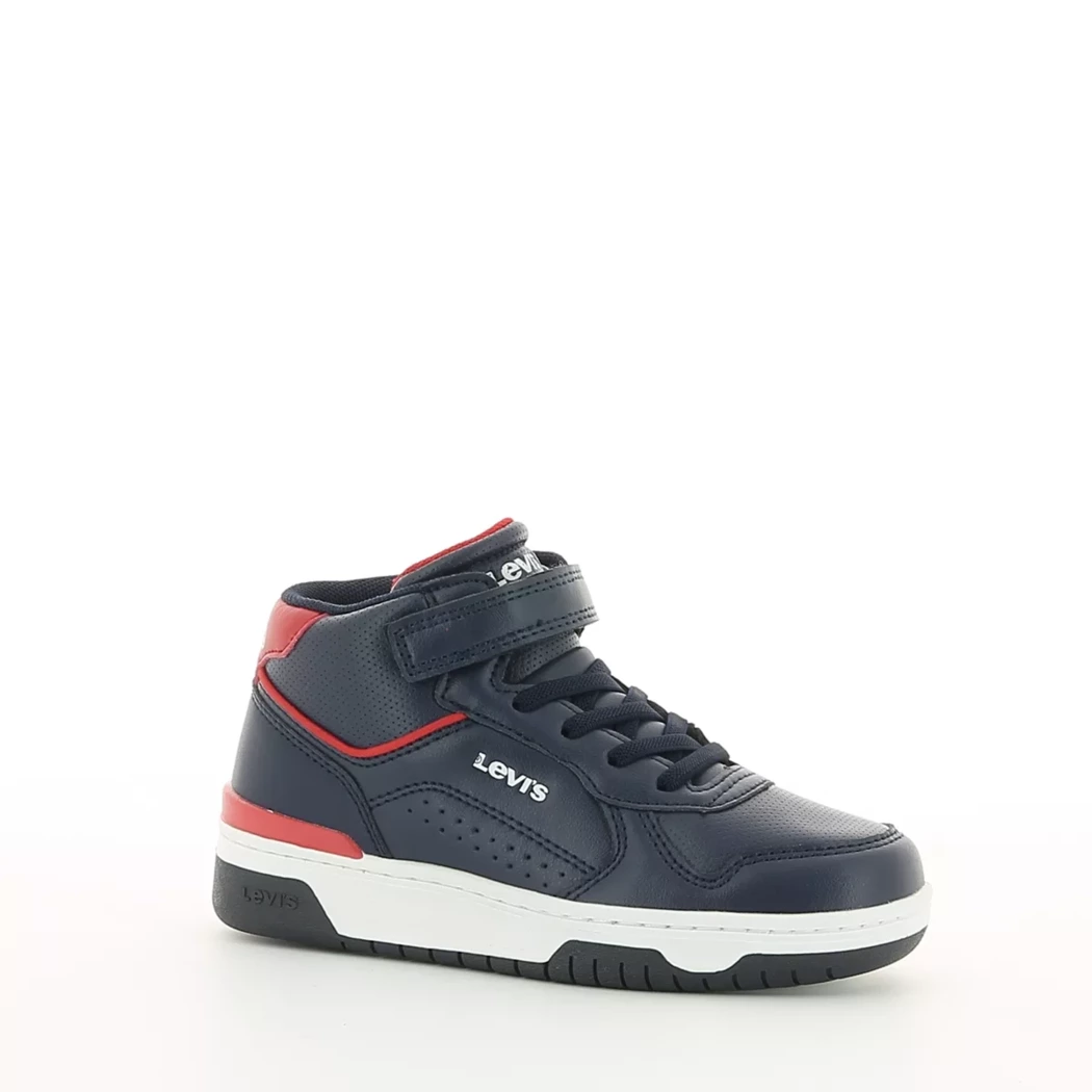 Image (1) de la chaussures Levi's - Bottines Bleu en Cuir synthétique