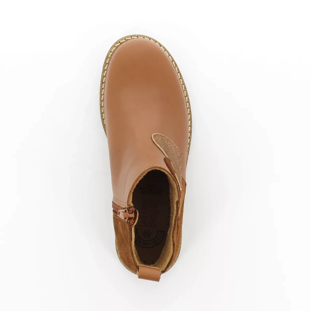Image (6) de la chaussures Les Fees de Bengale - Boots Cuir naturel / Cognac en Cuir