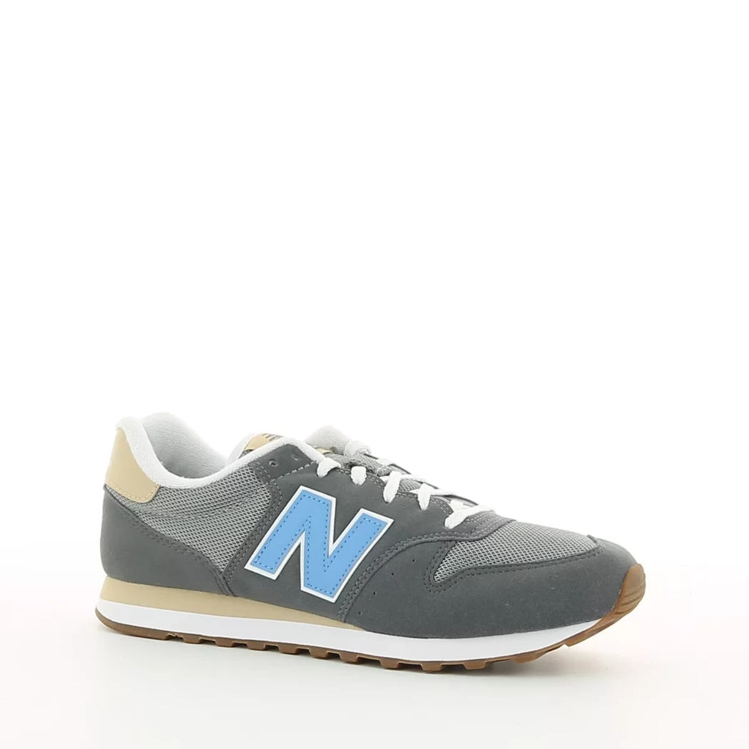 Image (1) de la chaussures New Balance - Baskets Gris en Cuir nubuck